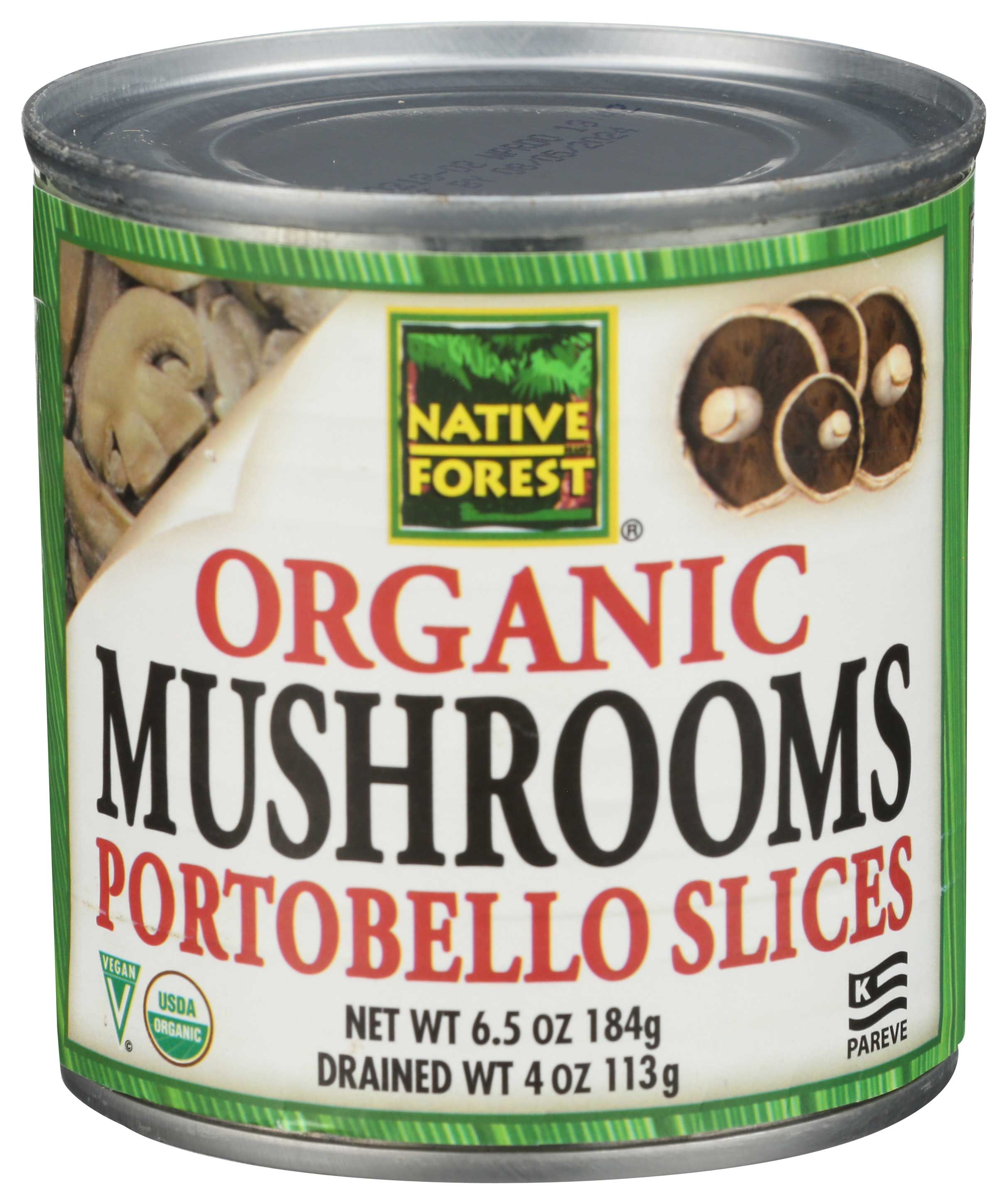 Native Forest Organic Portobello Mushrooms, 4 Ounce -- 12 Per Case