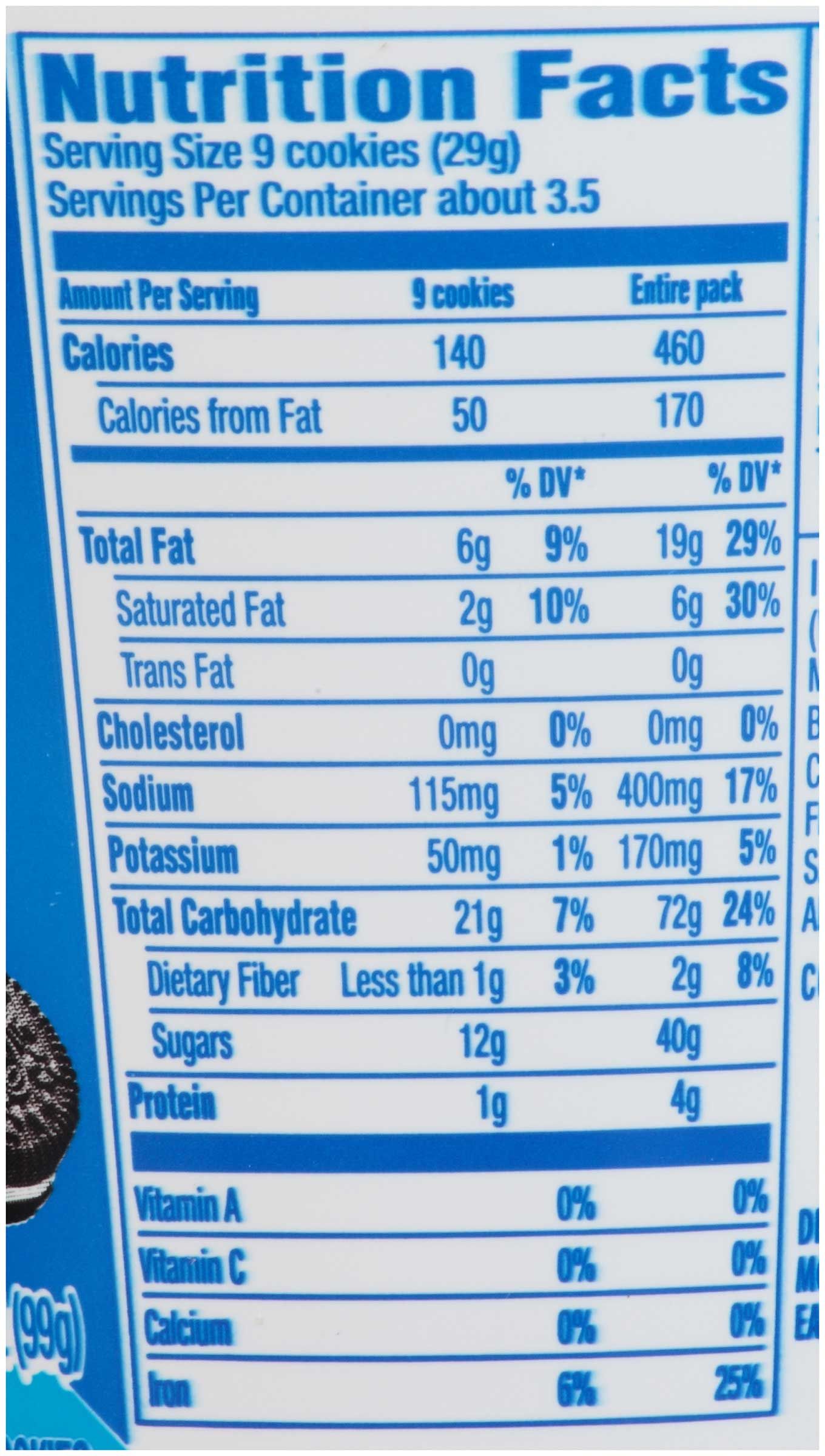 Oreo Go Paks Mini Sandwich Cookies, 3.5 Ounce -- 12 Per Case