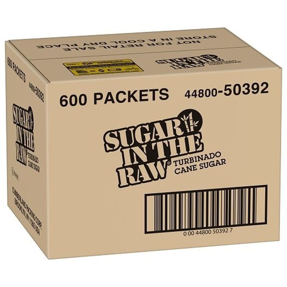 Sugar In The Raw Sugar Packets, 600 Count