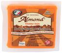 Lisanatti Almond Cheddar Cheese, 8 Ounce -- 12 per case.
