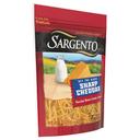 Sargento Off the Block Fine Cut Natural Sharp Cheddar Cheese Shreds, 8 Ounce -- 12 per case