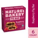 Natures Bakery Raspberry Stone Ground Whole Wheat Fig Bar, 12 Ounce -- 6 per case