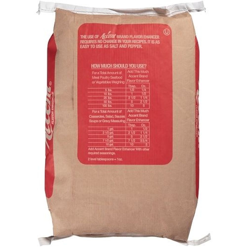 Accent Flavor Enhancer, 50 Pound