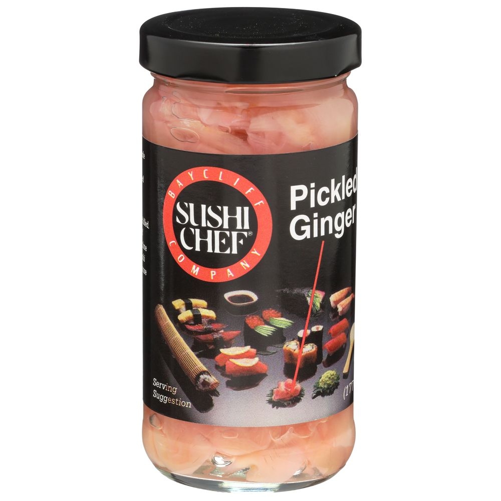 Sushi Chef Pickled Ginger, 6 ounce -- 12 per case