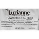 Luzianne Peach Flavored Black Leaf Tea, 3 Ounce -- 16 per case.