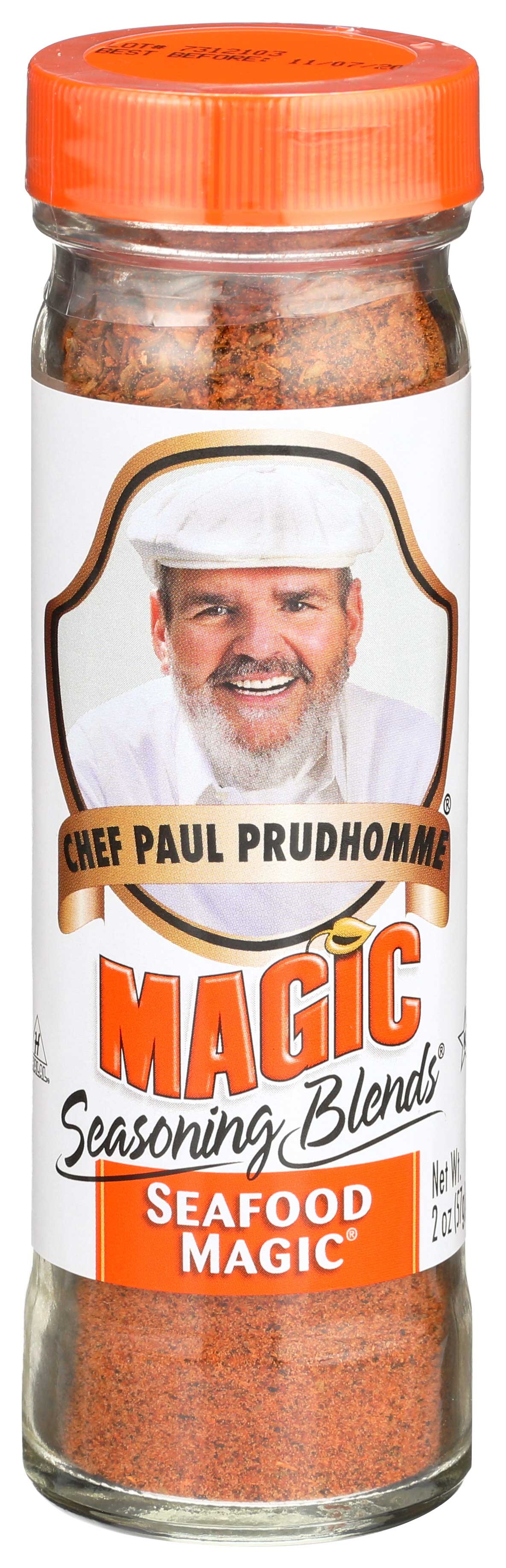 Magic Seafood Seasoning - 2.2 ounce -- 6 per case.