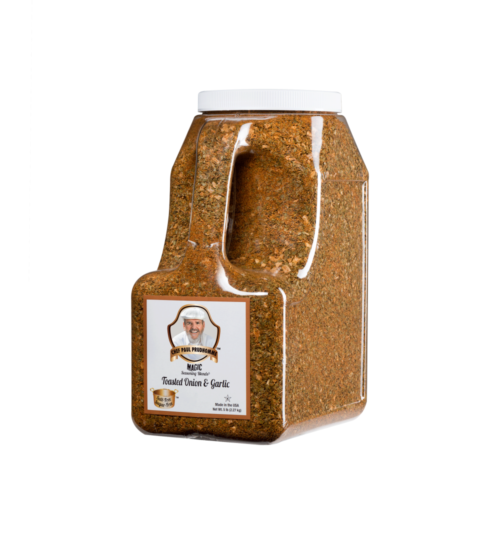 Magic Seasoning Blends - Salt Free Sugar Free Toasted Onion and Garlic, 80 Ounce -- 4 per case.