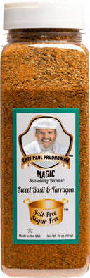 Magic Seasoning Blends Salt Free Sugar Free Sweet Basil and Tarragon, 16 Ounce -- 6 per case.