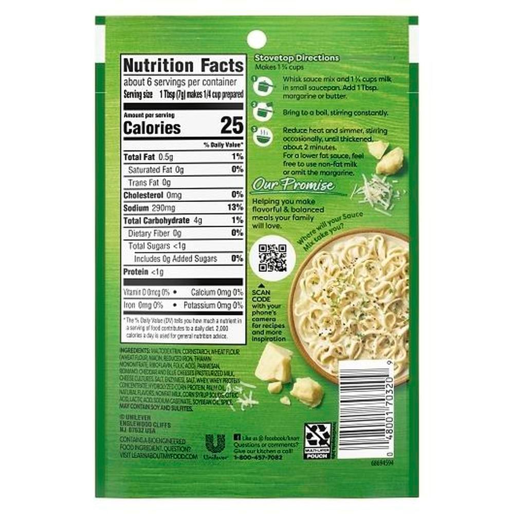 Knorr Alfredo Sauce, 1.6 Ounce -- 24 Per Case