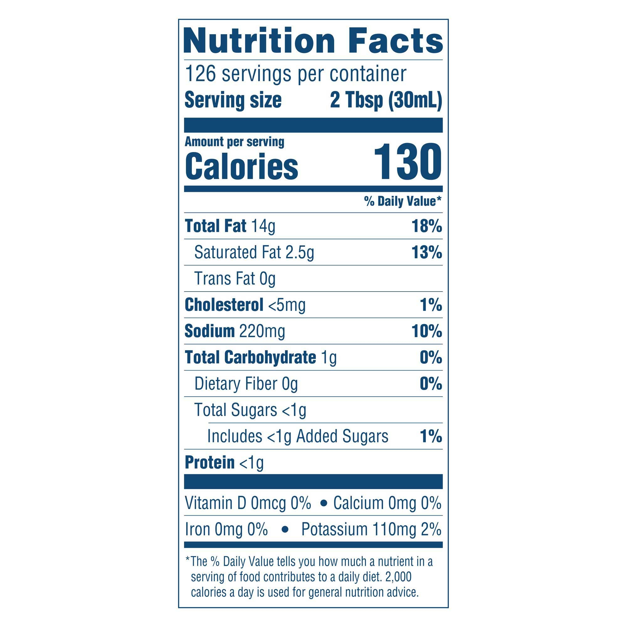 Single Hellmann's Classics Blue Cheese Salad Dressing Jug, 1 gallon