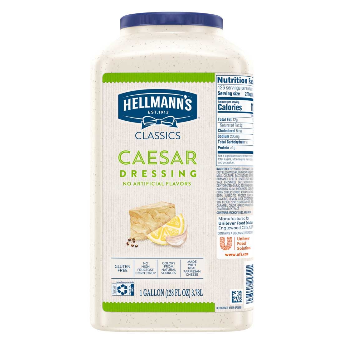 Hellmann's Classics Caesar Salad Dressing Jug, 1 Gallon -- 1 Each