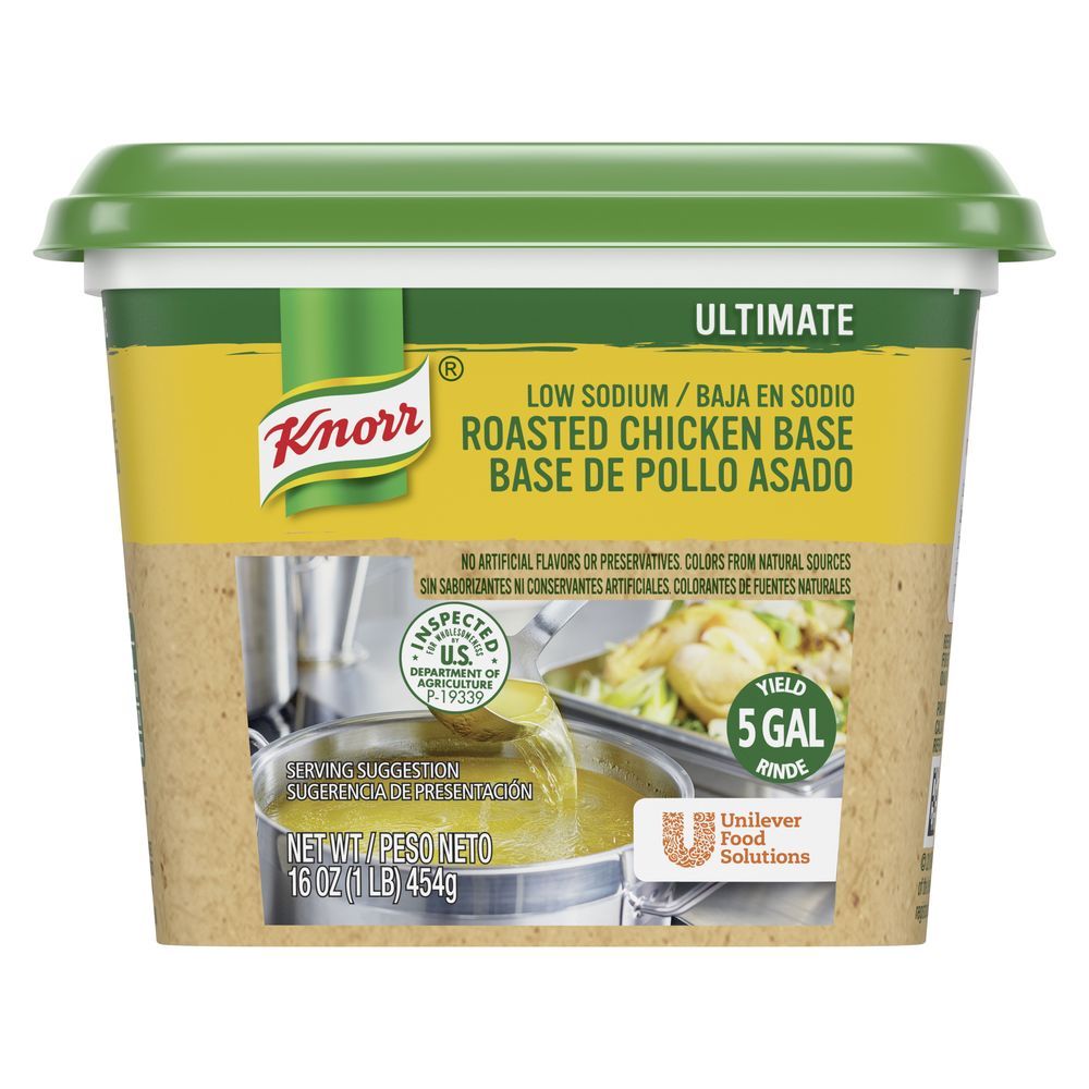 Single Knorr Professional Ultimate Low Sodium Chicken Stock Base, 1 Pound