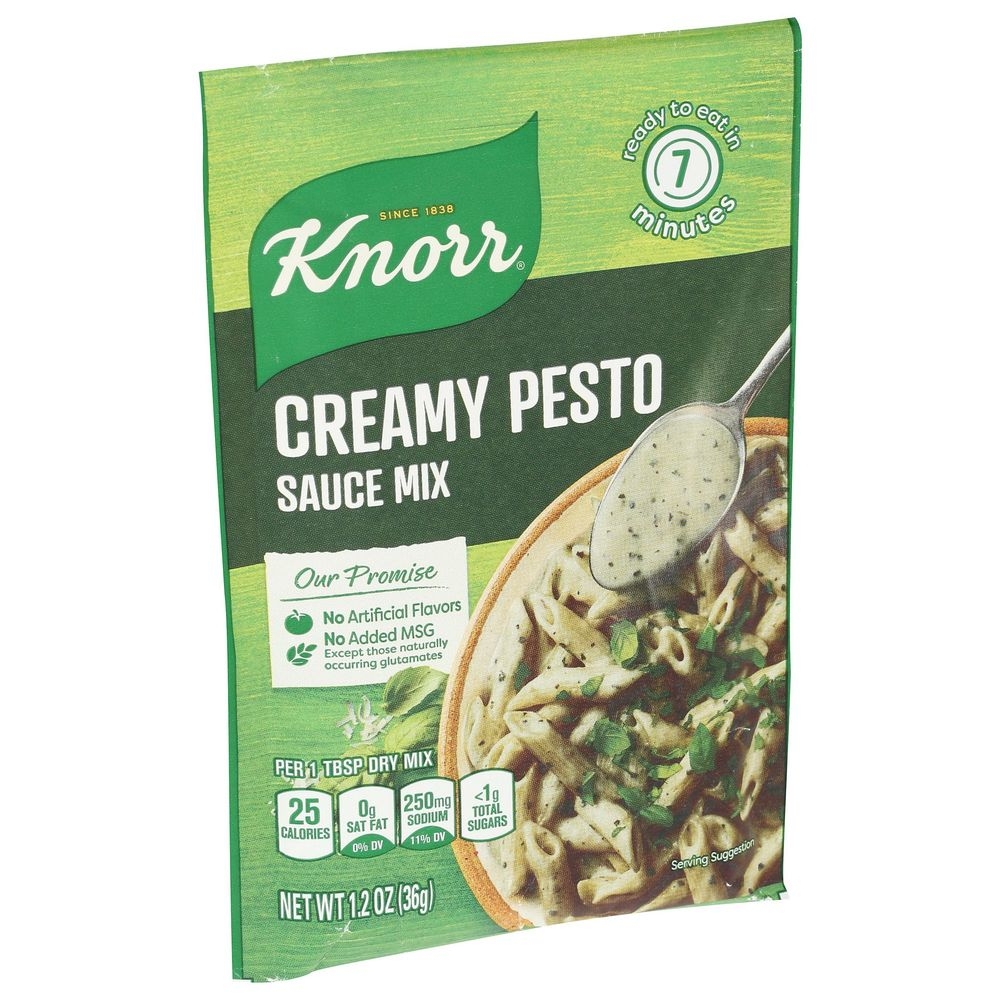 Knorr Professional Creamy Pesto Sauce Mix, 1.2 Ounce -- 12 per case.
