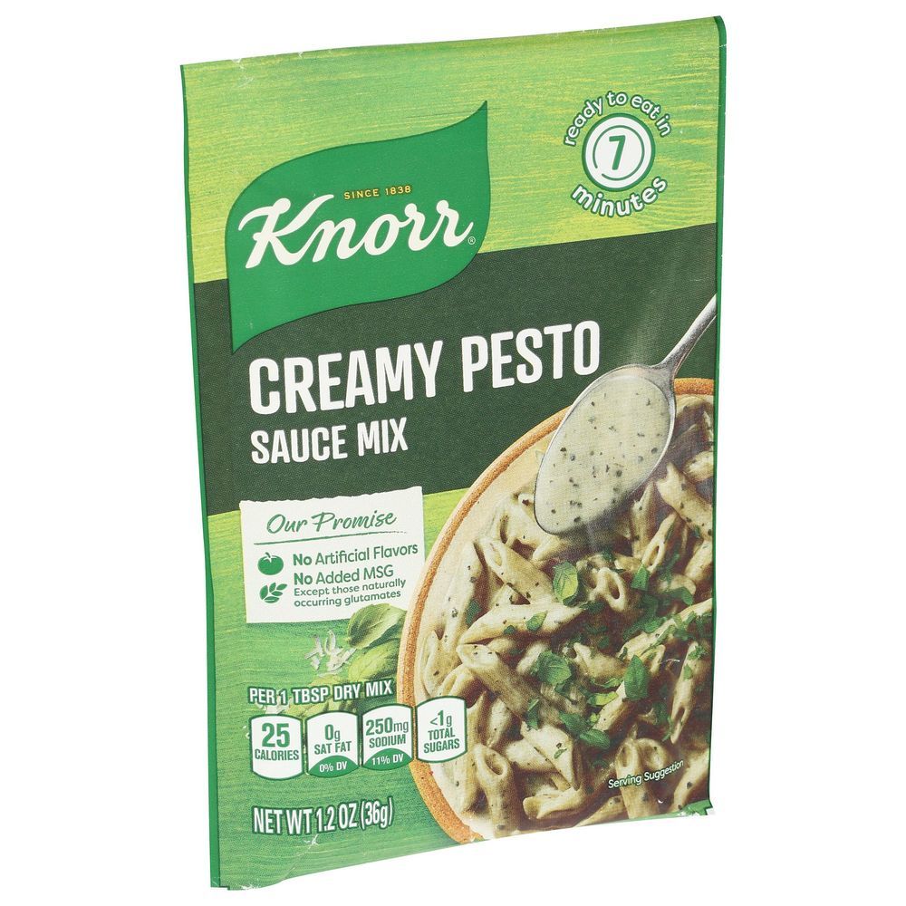 Knorr Creamy Pesto Sauce Mix, 1.2 Ounce -- 12 Per Case
