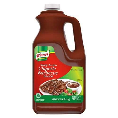 Single Knorr Professional Ready-to-Use Chipotle Barbecue Sauce, 0.5 Gallon