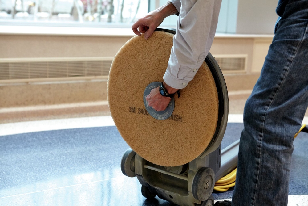 Niagara Tan Burnishing Pad, 20 inch -- 5 per case.