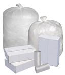 Pitt Plastics Value High Density Performance Clear 40 x 46 15 Mil Can Liner Roll -- 250 per case.