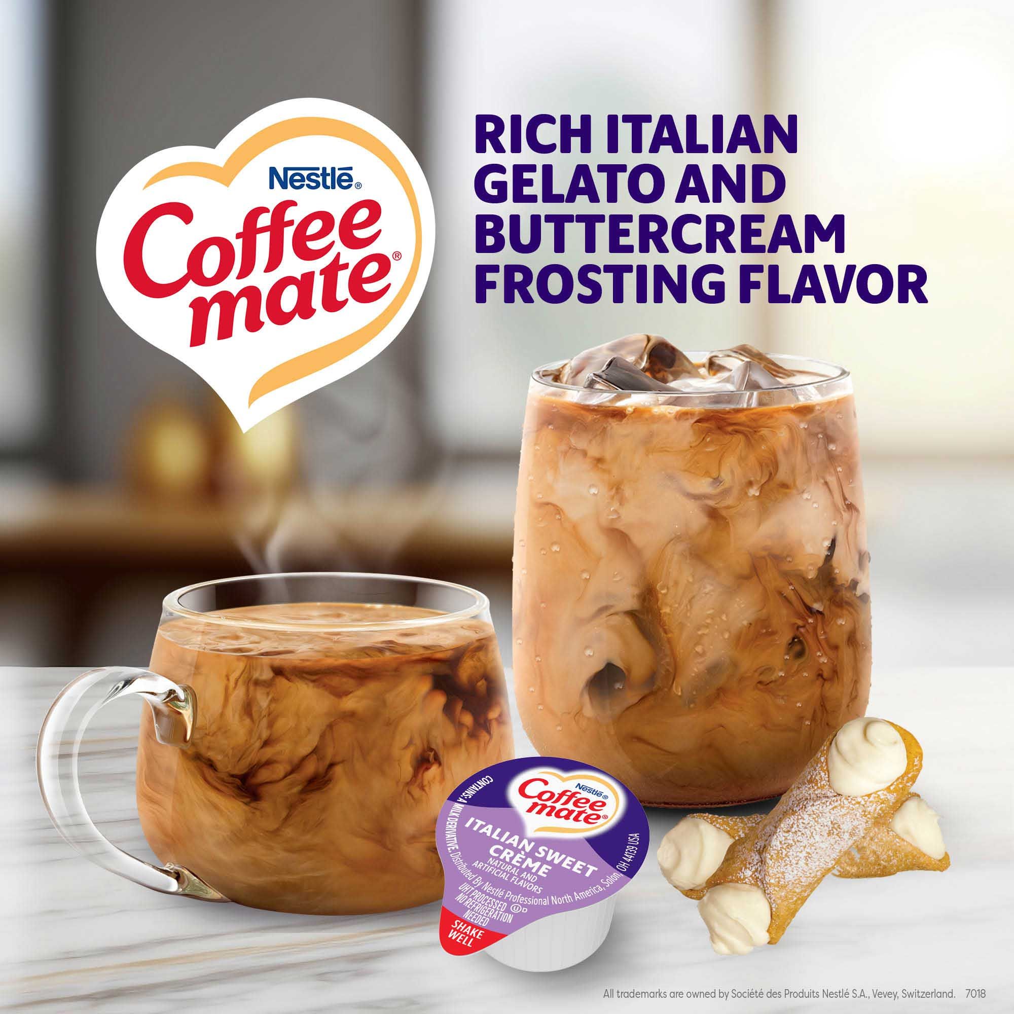 Coffee-mate Italian Sweet Creme Liquid Coffee Creamer, 67.5 Fluid Ounce