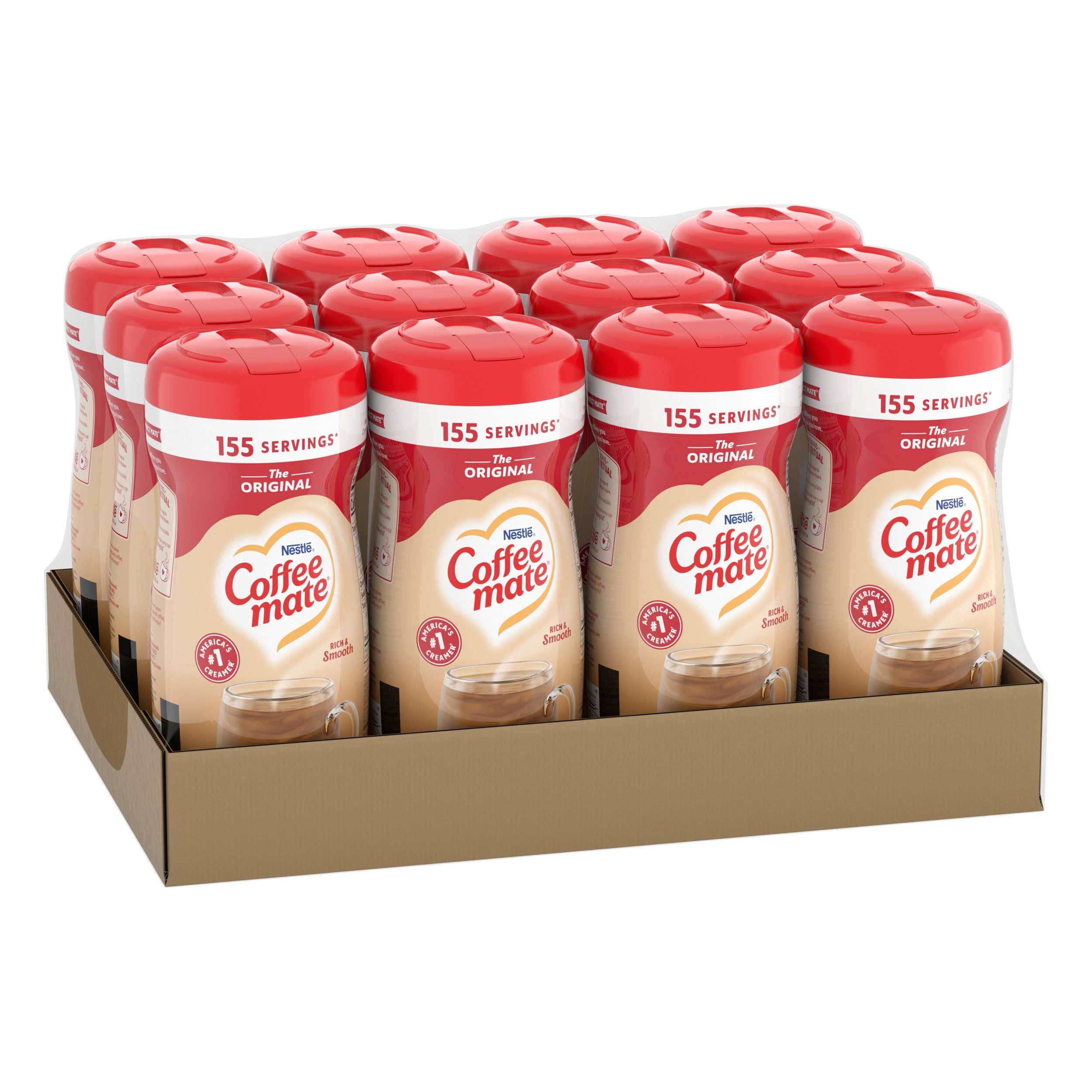 Coffee-Mate Original Powder Creamer - 11 oz. canister, 12 canisters per case