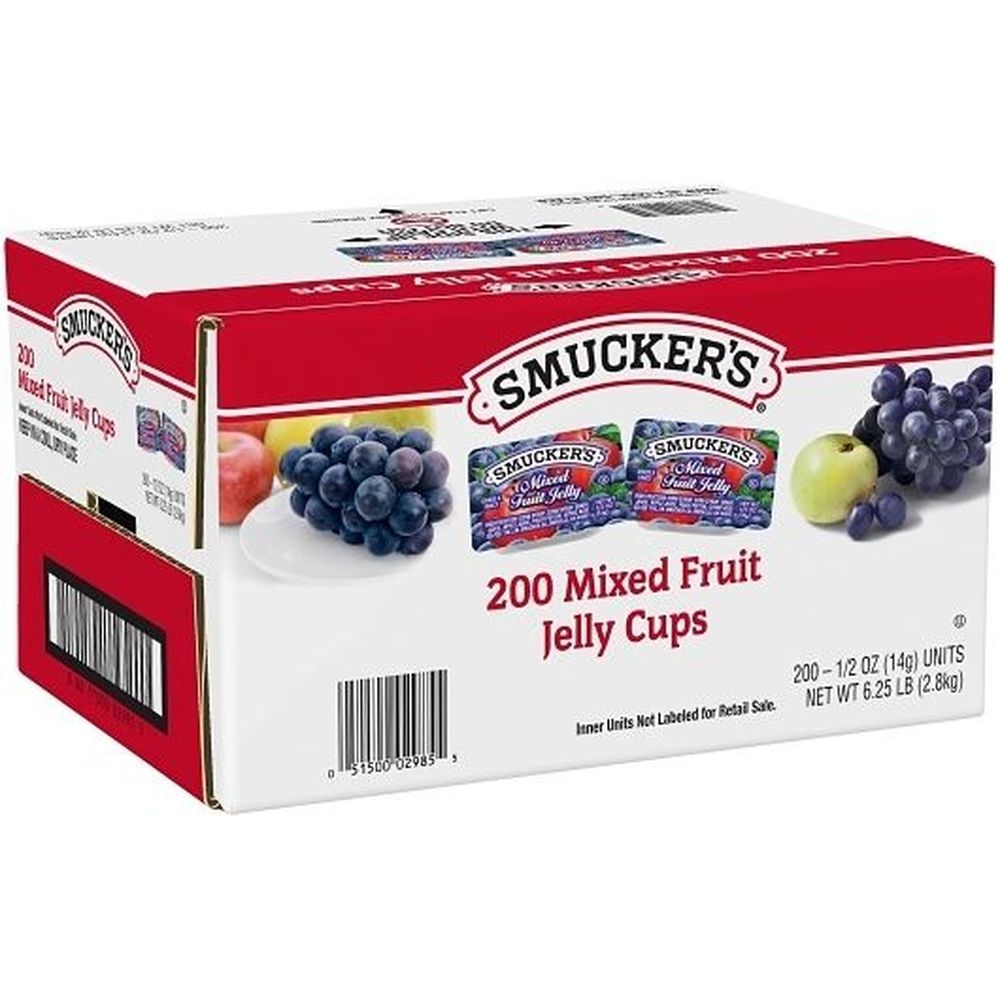 Smuckers Cash N Carry Mixed Fruit Jelly, 0.5 Ounce -- 200 per case