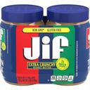 Jif Extra Crunchy Peanut Butter - Twin Pack, 40 Ounce - 2 per box -- 4 per case.