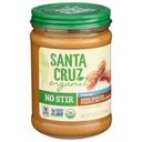 Santa Cruz Organic No Stir Creamy Dark Roasted Peanut Butter Spread, 16 Ounce -- 12 per case