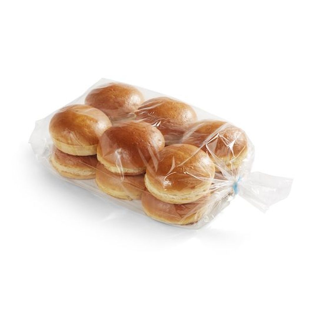 Klosterman 4 inch Premium Brioche Hamburger Bun with Shine, 12 count - 8 per case