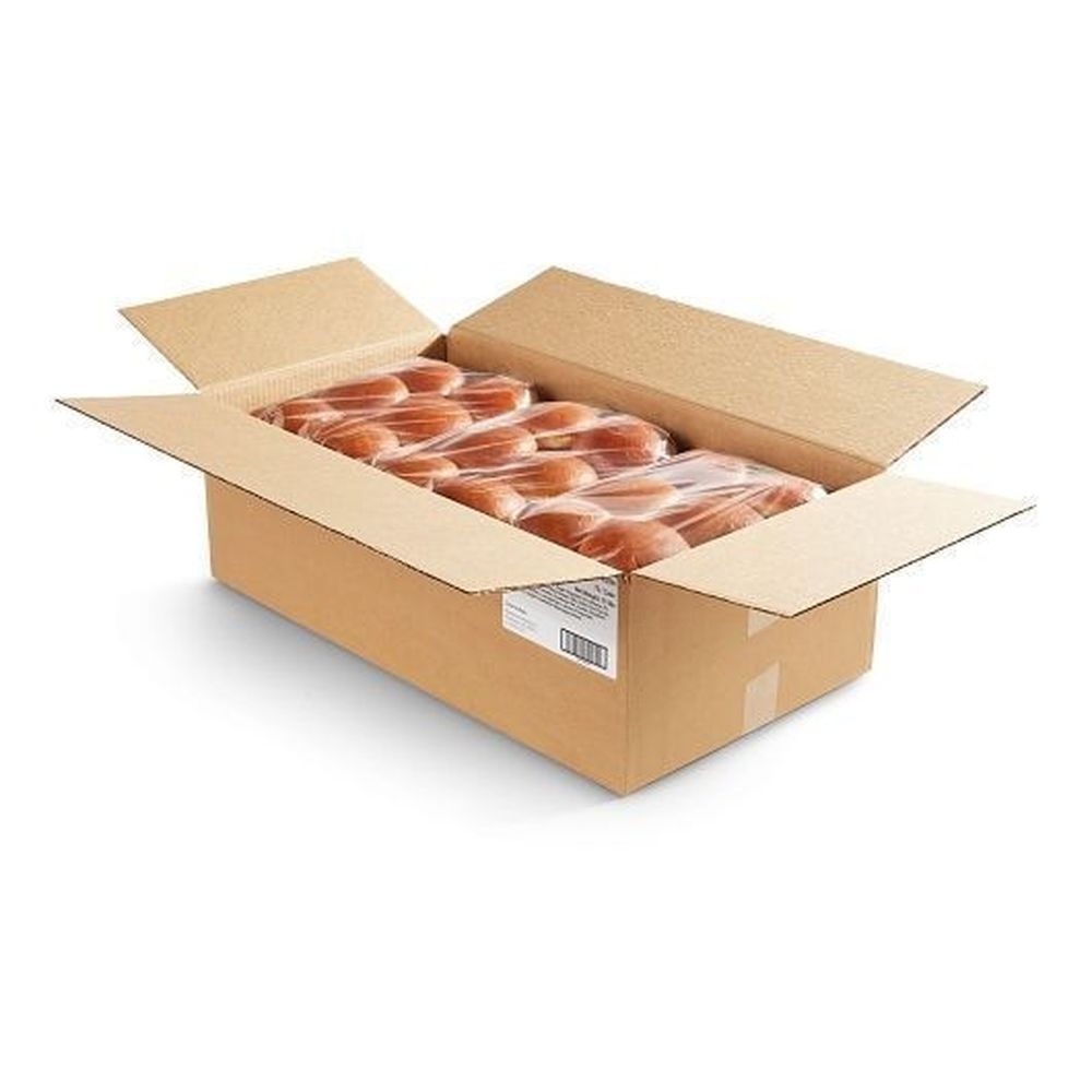 Klosterman 4.5 inch Sliced Hamburger Bun with Pre-Bake Shine, 42.3 Ounce -- 6 per case