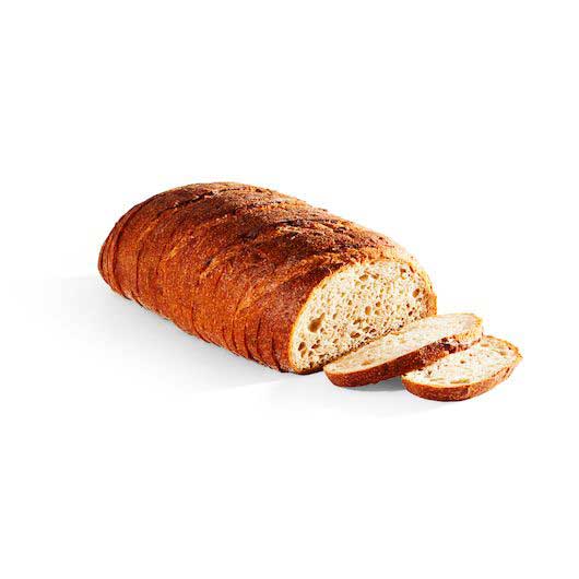Klosterman Sliced Artisan Whole Wheat Batard Loaf -- 8 per case
