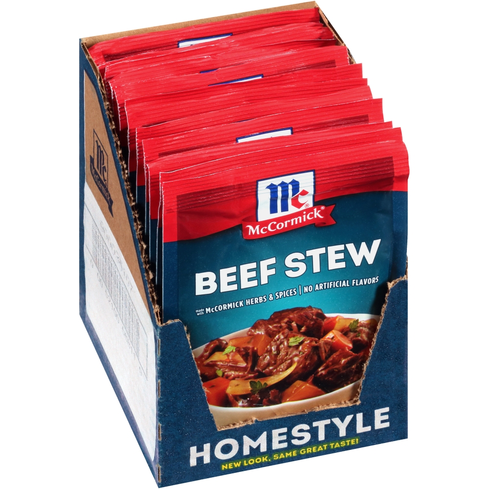 McCormick Beef Stew Seasoning Mix, 1.5 Ounce -- 12 per case.