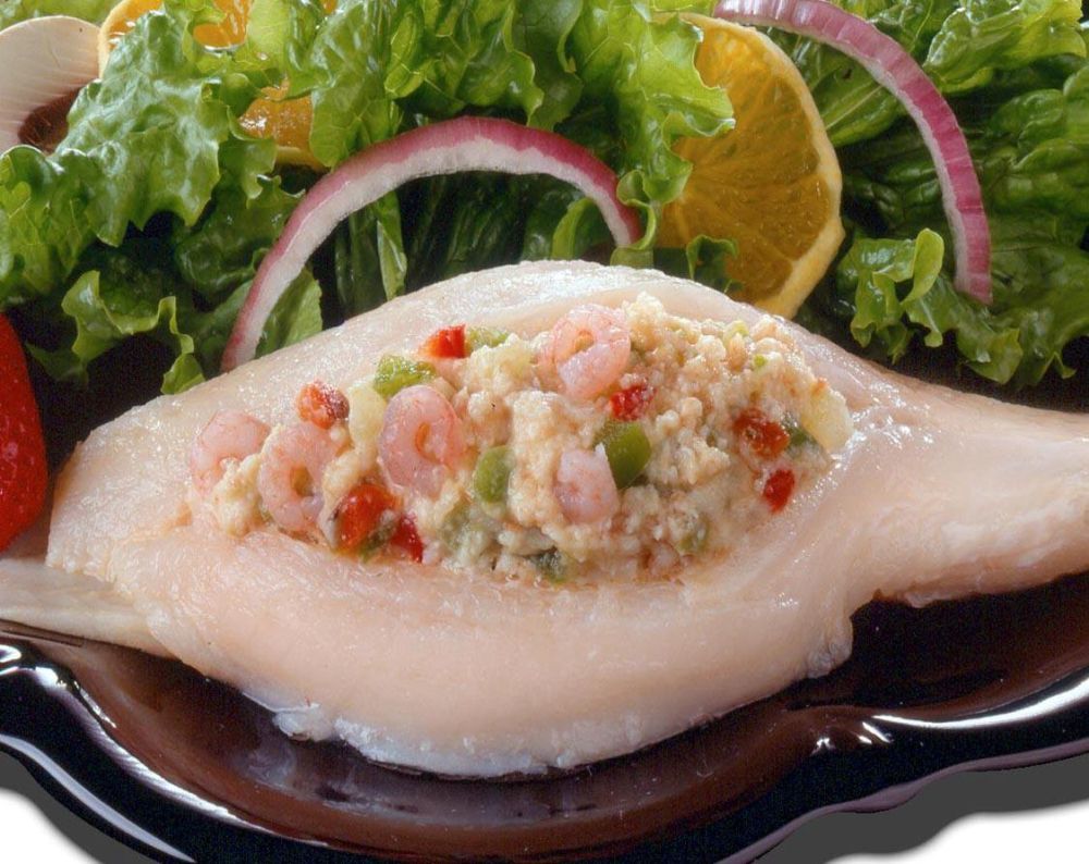 Kaptain's Ketch Vegas Stuffed Flounder With Crab, 8 Ounce -- 10 Per Case