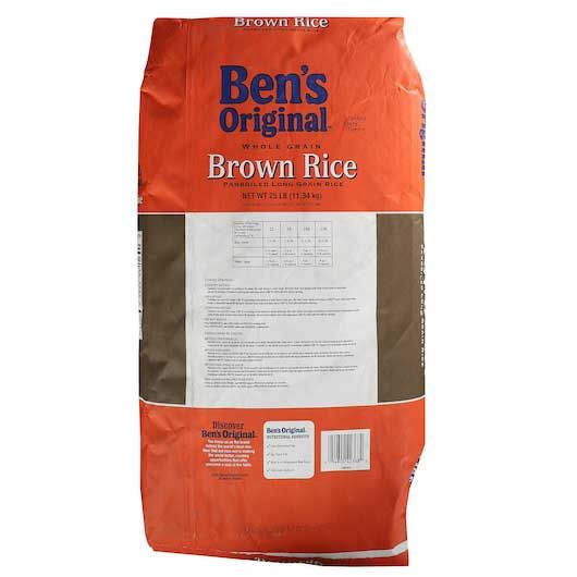 Ben's Original Whole Grain Brown Rice, 25 Pound