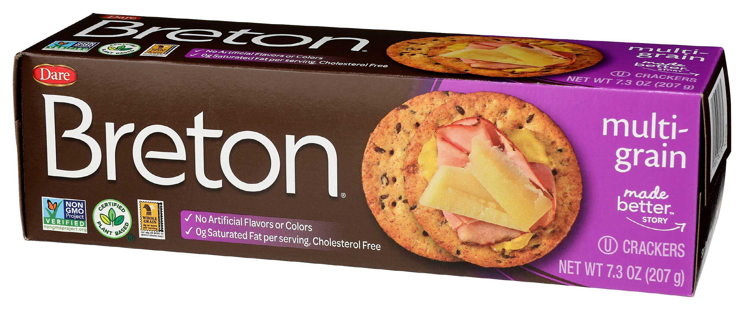 Breton Multigrain Crackers, 7.3 Ounce -- 12 Per Case