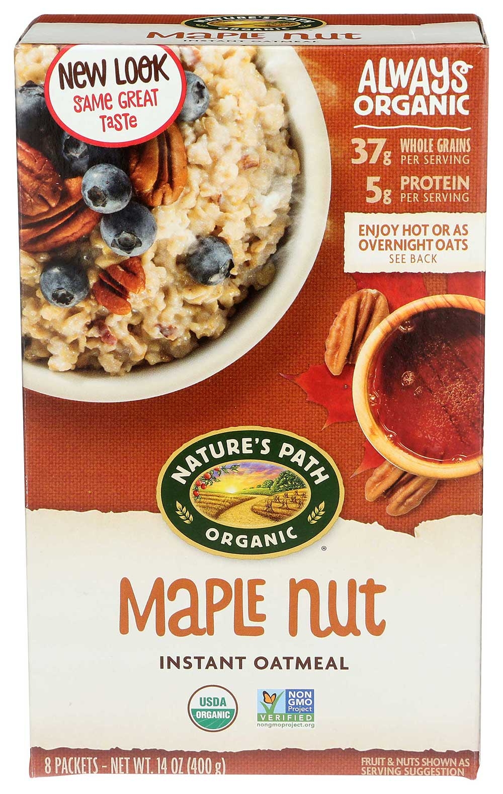 Natures Path Organic Maple Nut Hot Oatmeal, 14 Ounce -- 6 per case.