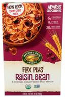 Natures Path Organic Cold Flax Plus Raisin Bran Cereal, 14 Ounce -- 12 per case.