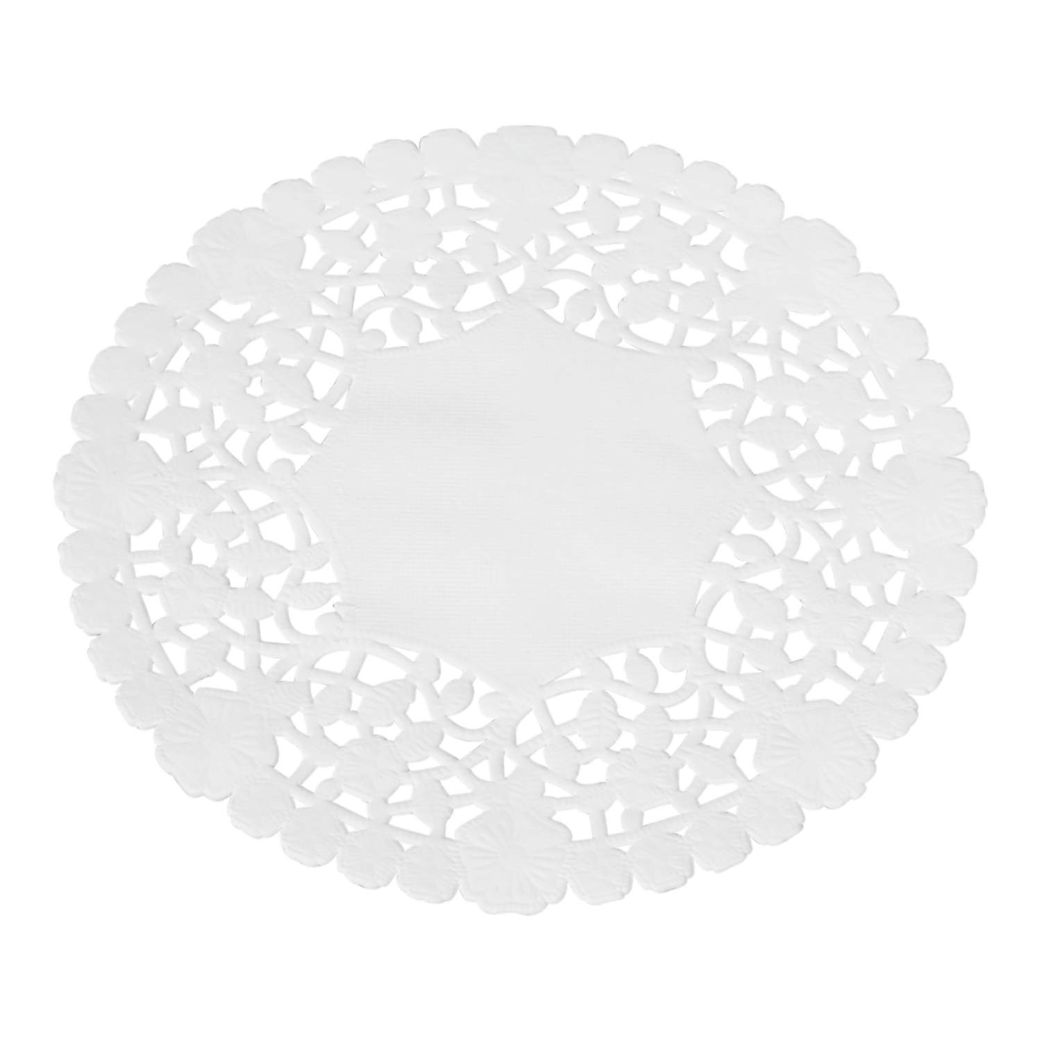 Lapaco Lancaster Lace White Paper Doilie, 6 inch -- 1000 per case.