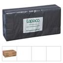 Lapaco 2 Ply Black Beverage Napkin, 200 count per pack -- 5 per case.