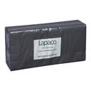Lapaco 2 Ply Black Beverage Napkin, 200 count per pack -- 18 per case.
