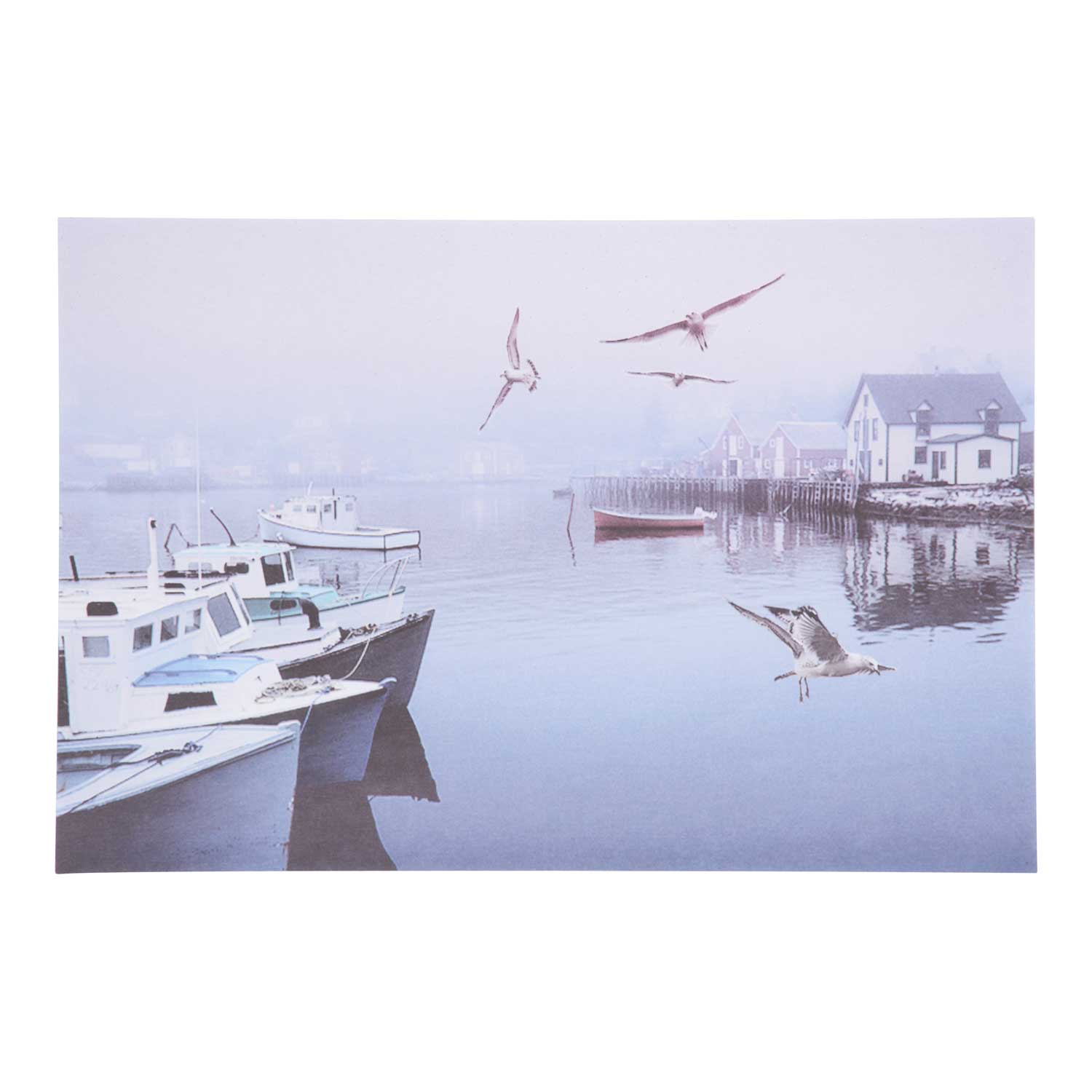 Lapaco Heavy Weight Misty Harbour Bond Paper Placemat -- 1000 per case.