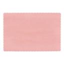 Lapaco Dusty Rose Scalloped Edge Placemat, 9.5 x 13.5 inch -- 1000 per case.