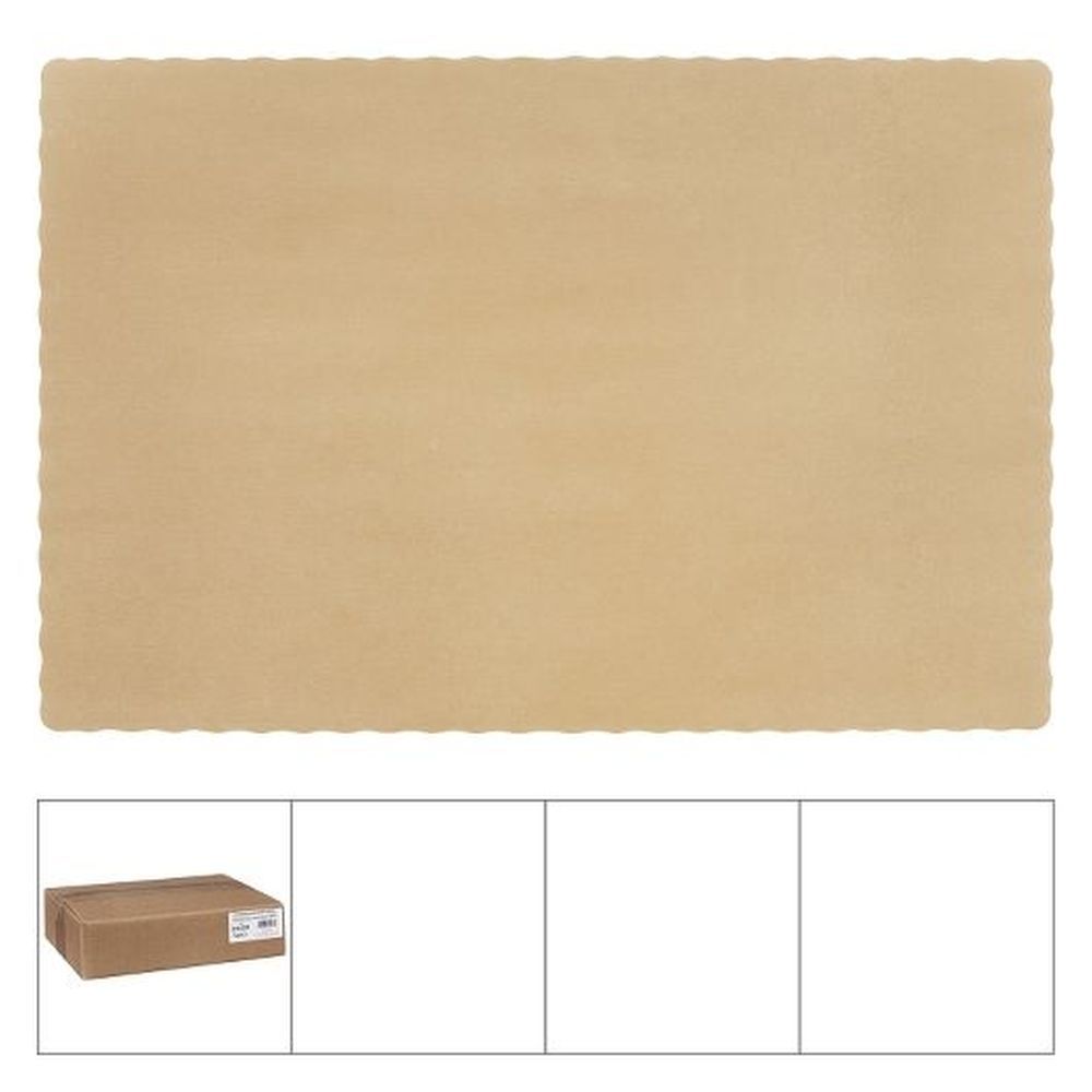 Lapaco Solid Econo Beige Placemat, 1000 Count