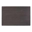 Lapaco Black Scalloped Edge Placemat, 9.5 x 13.5 inch -- 1000 per case.
