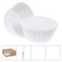 Lapaco White Round Baking Cup, 4 inch -- 10000 per case.