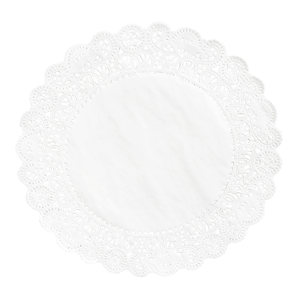 Lapaco Glassine Round Normandy Lace Doilie, 10 Inch -- 5000 Per Case