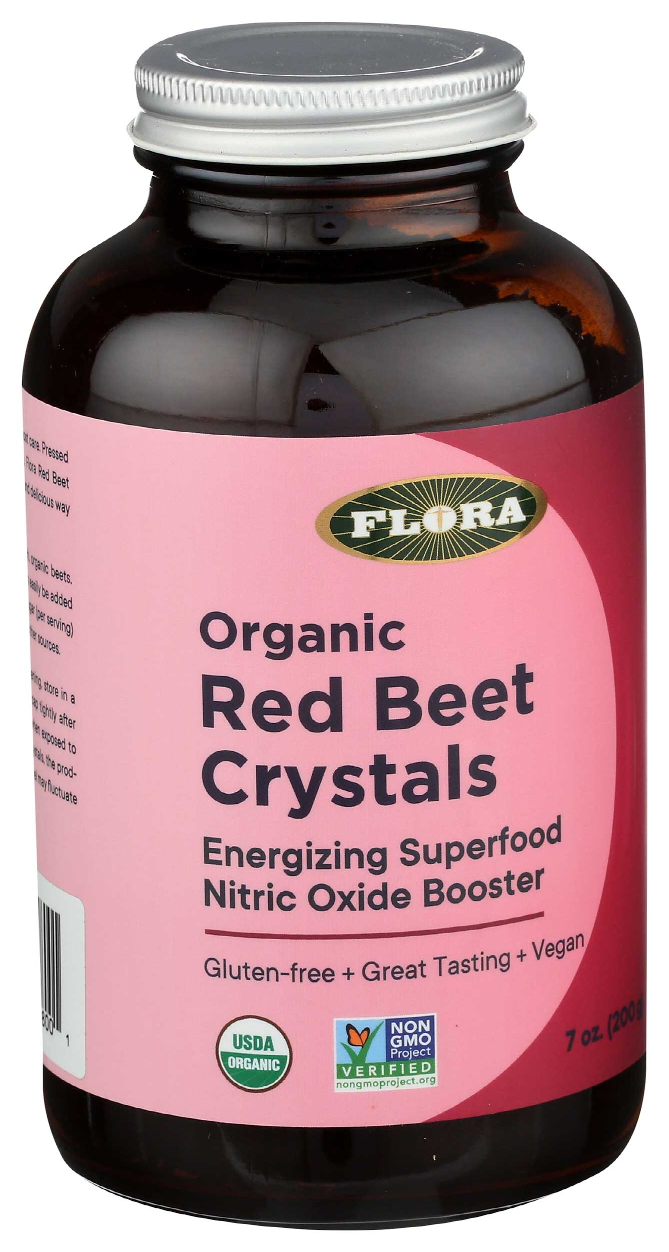 Flora Organic Red Beet Crystals, 7 Ounce