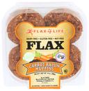 Flax4life Carrot Raisin Muffin, 14 Ounce -- 6 per case