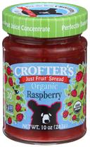 Crofters Organic Raspberry Fruit Spread, 10 Ounce -- 6 per case.