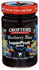 Crofters Organic Blueberry Blast Superfruit Spread, 16.5 Ounce -- 6 per case