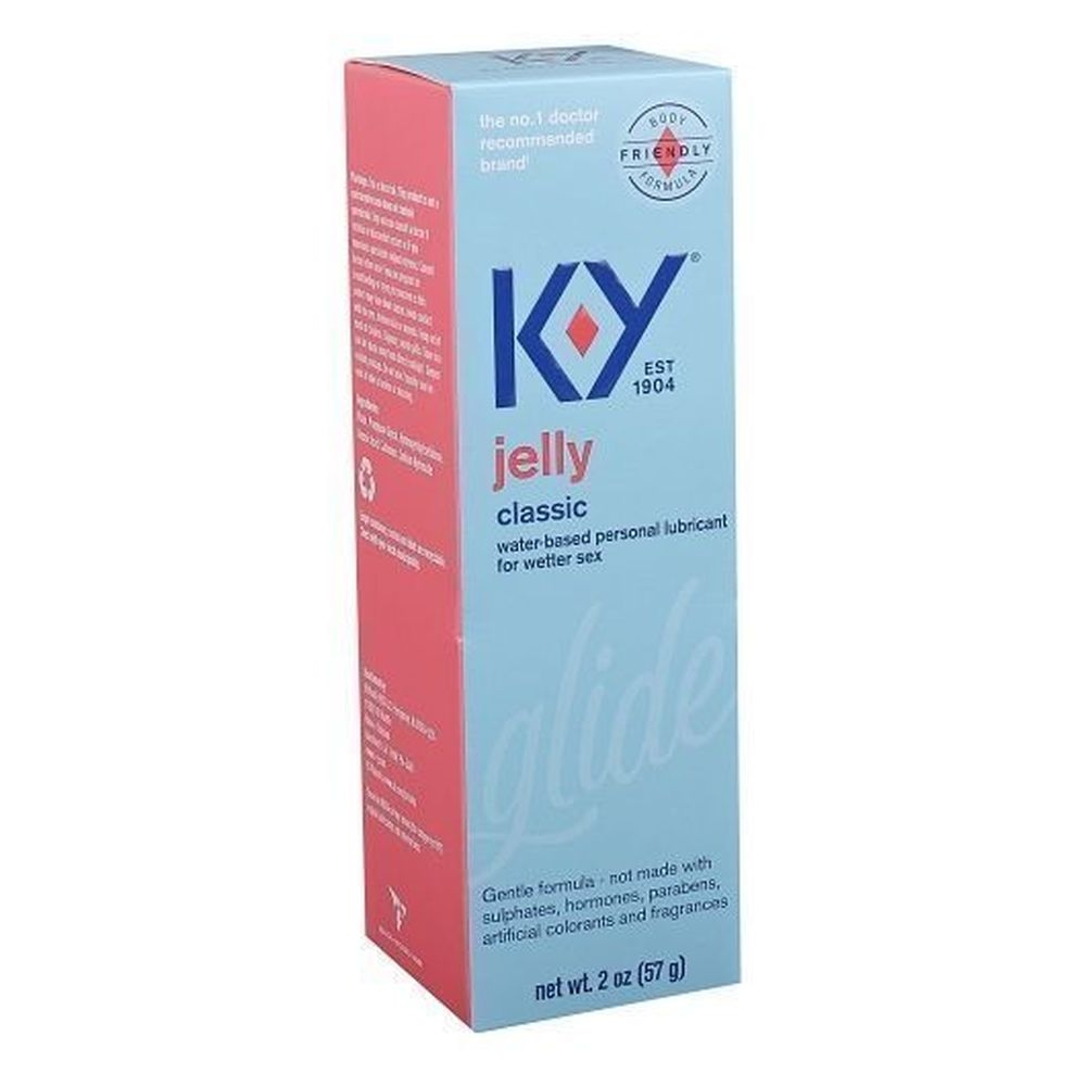 K-Y Classic Water-Based Lubricant Jelly, 2 Ounce -- 18 per case