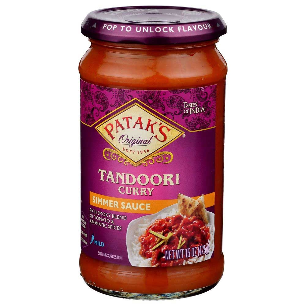 Pataks Tandoori Simmer Sauce, 15 Fluid Ounce -- 6 per case